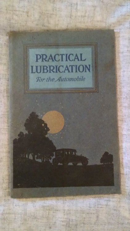 PRACTICAL LUBRICATION FOR THE AUTOMOBILE