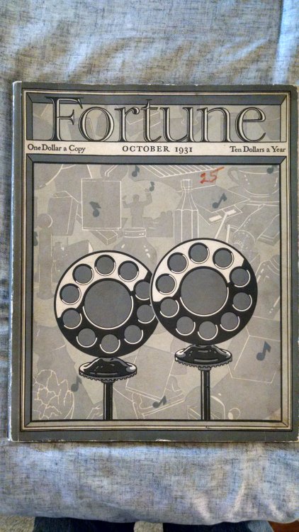 FORTUNE MAGAZINE OCTOBER 1931