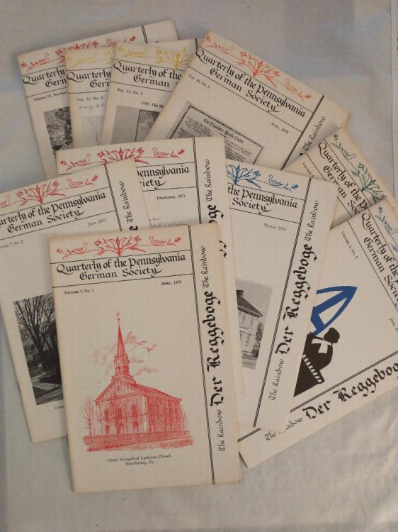 quarterly of the pennsylvania german society 12 issues
