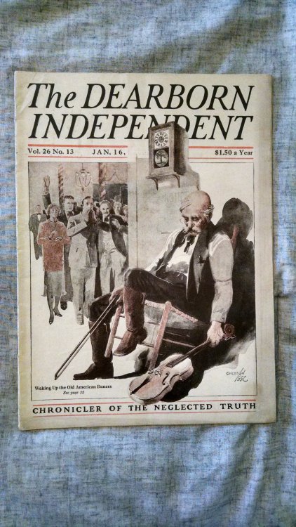 THE DEARBORN INDEPENDENT JAN. 16 1926
