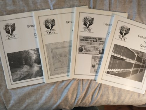 OHIO GENEALOGICAL SOCIETY QUARTERLY 4 ISSUES 2014