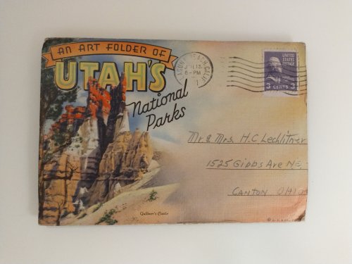 AN ART FOLDER OF UTAH'S NATIONAL PARKS [MULTIVIEW MAILER]