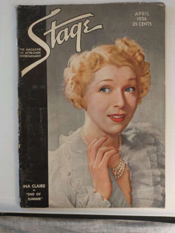 STAGE MAGAZINE APRIL 1936