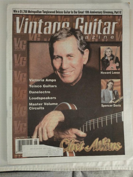 VINTAGE GUITAR MAGAZINE JUNE 1996
