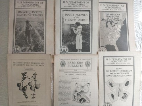 U.S. DEPARTMENT OF AGRICULTURE FARMERS BULLETIN [ 6 ISSUES ON INSECT CONTROL]
