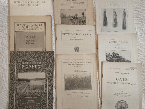 U.S. DEPARTMENT OF AGRICULTURE FARMERS' BULLETIN [ 10 ISSUES ON CROPS ]