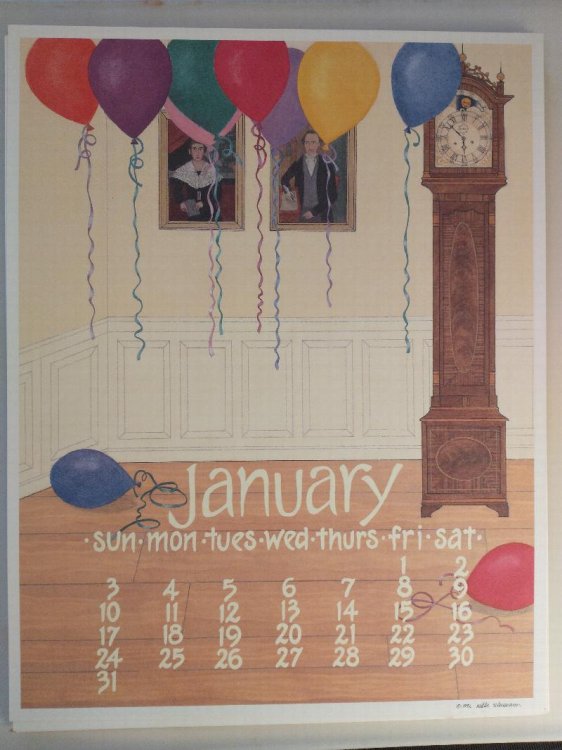 POSTER CALENDAR FOR 1993