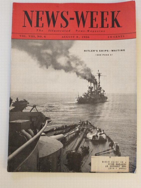 NEWS - WEEK VOL VIII NO 6 AUGUST 8 1936