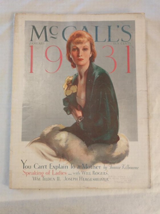 McCALL'S MAGAZINE JANUARY 1931