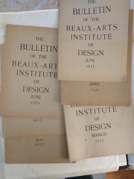THE BULLETIN OF THE BEAUX-ARTS INSTITUTE OF DESIGNE [ 7 ISSUES
