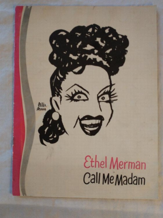 ETHEL MERMAN CALL ME MADAM SOUVENIR BOOK