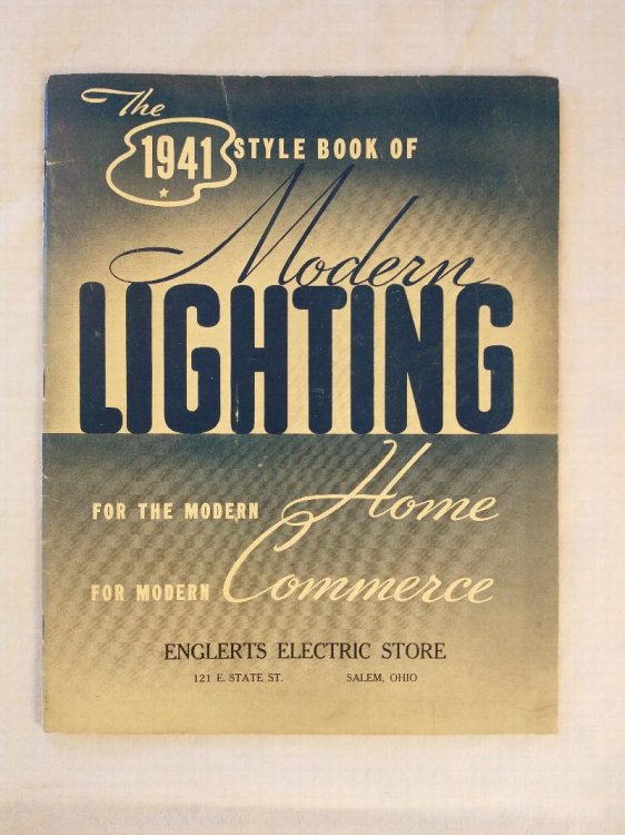 THE 1941 STYLE BOOK OF MODERN LIGHTING