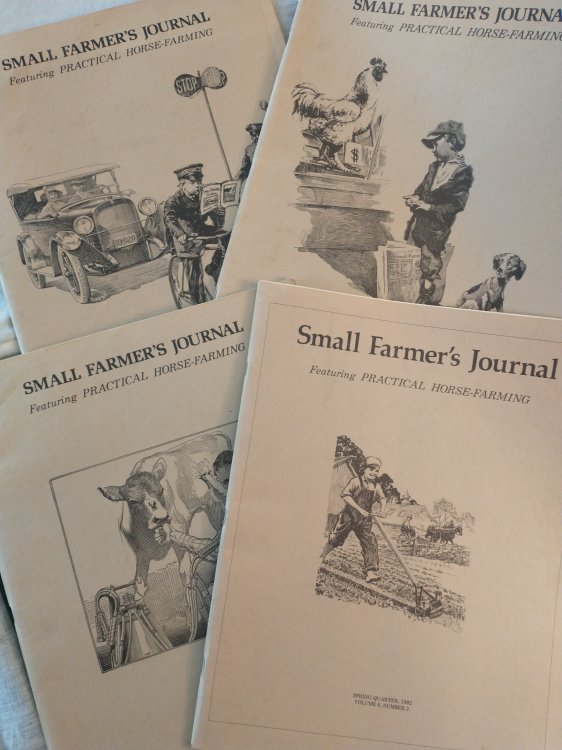 SMALL FARMER'S JOURNAL 4 ISSUES 1982