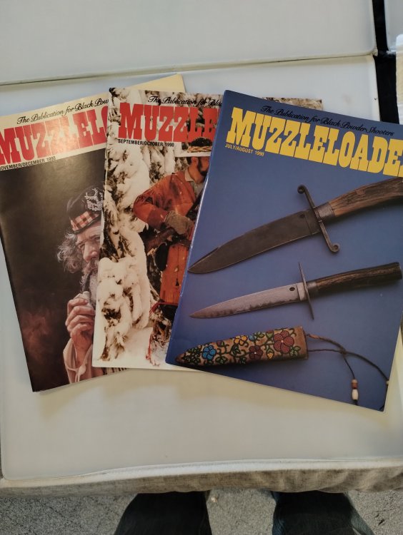 MUZZLELLOADER MAGAZINE [ 6 ISSUES FULL YEAR 1990 ]