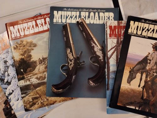 MUZZLELOADER [ MAG AZINE , 6 ISSUES , FULL YEAR 1989 ]