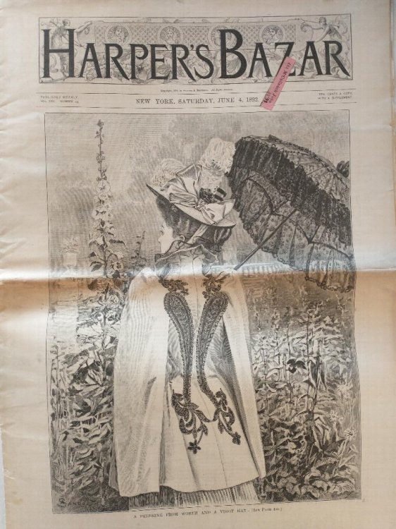 HARPER'S BAZAR [ SAT JUNE 4 1892