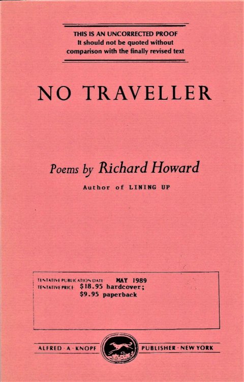 Image for No Traveller No Traveller