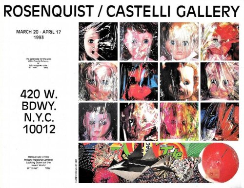 James Rosenquist: The Serenade for the Doll after Claude Debussy Or Gift Wrapped Dolls & Masquerade of the Military Industrial Complex Looking Down on the Insect World