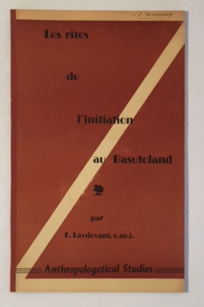 Les Rites des L'Initiation au Basutoland