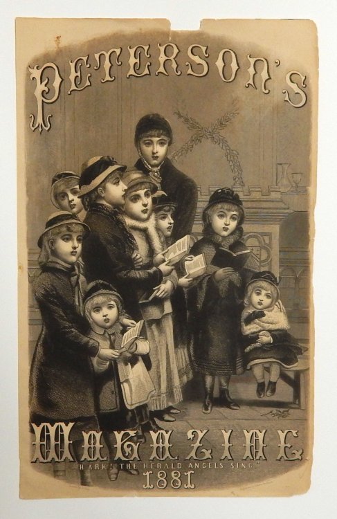 Engraved Title Page to Peterson's Magazine, collected edition