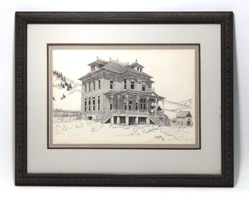 Miner's Hospital 1904 [Print] [Signed, Framed]