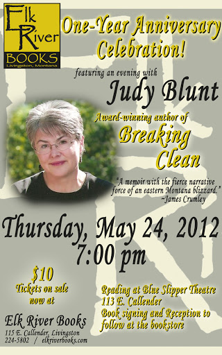 Judy Blunt (Elk River Books 1st Anniversary) Poster, 24 May 2012