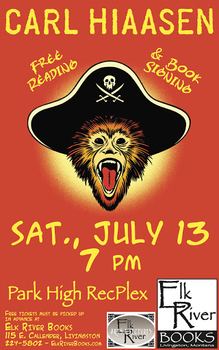 Carl Hiaasen Poster, 13 July 2013