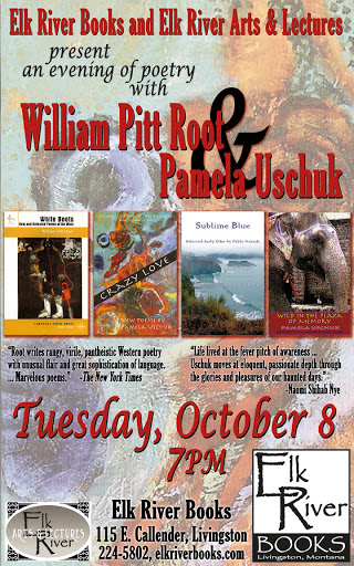 William Pitt Root and Pamela Uschuk Poster, 08 October 2013