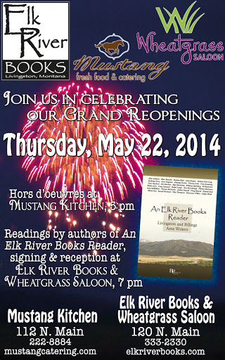 Elk River Books 3rd Anniversary Poster, 22 May 2014