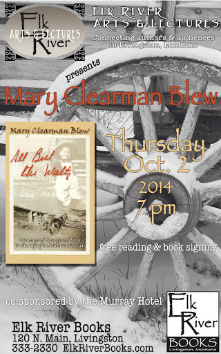 Mary Clearman Blew Poster, 02 October 2014
