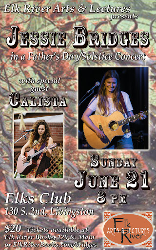 Jessie Bridges wsg Calista Concert Poster, 21 June 2015