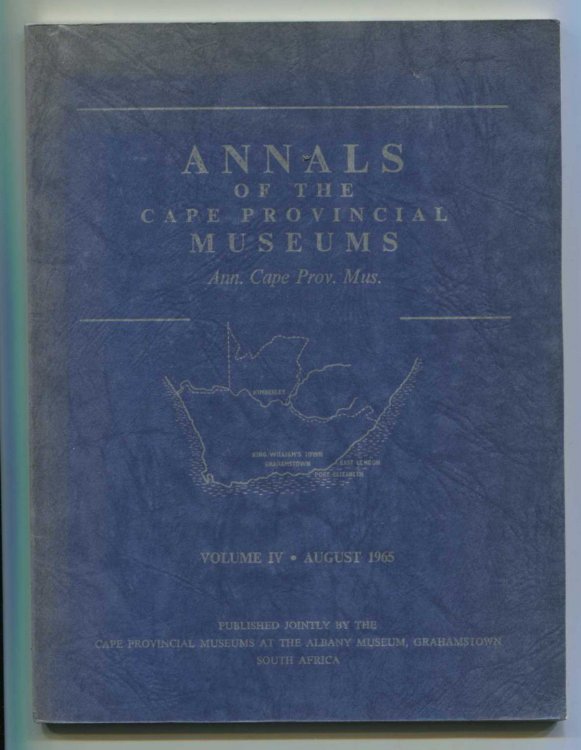 Annals of the Cape Provincial Museums Vol IV, Freshwater Fishes of the Cape Province