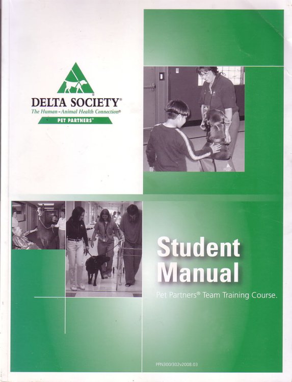 Pet Partners Team Training Course - Student Manual