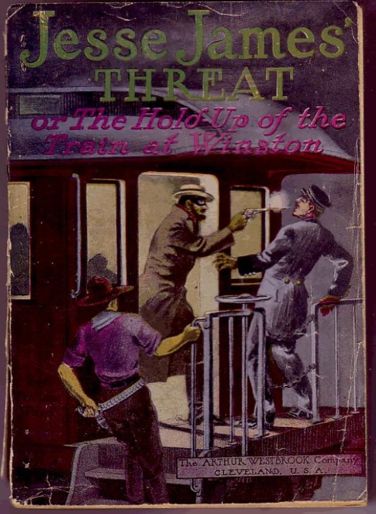 Jesse James' Threat, or, The Hold-up of the Train at Winston (Adventure Series No. 26)