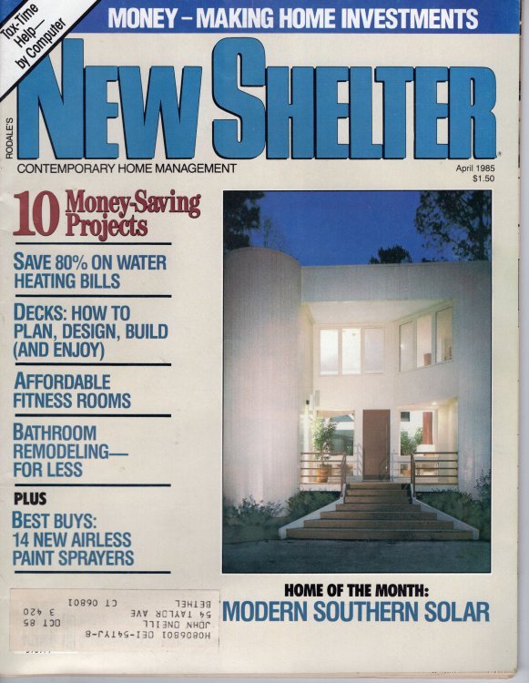New Shelter Magazine - April 1985(Volume 6, No. 4)