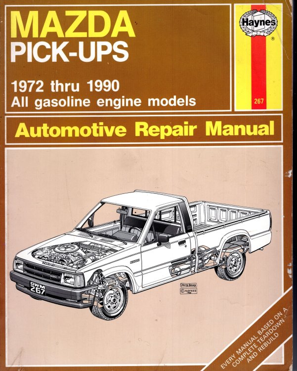 MAZDA PICK-UPS 1972 thru 1990 AUTOMOTIVE REPAIR MANUAL