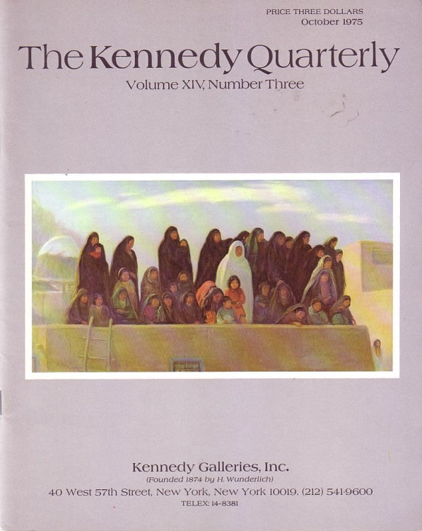 A Place to Paint - Paintings of the American Southwest - The Kennedy Quarterly, Volume XIV, Number Three, October 1975