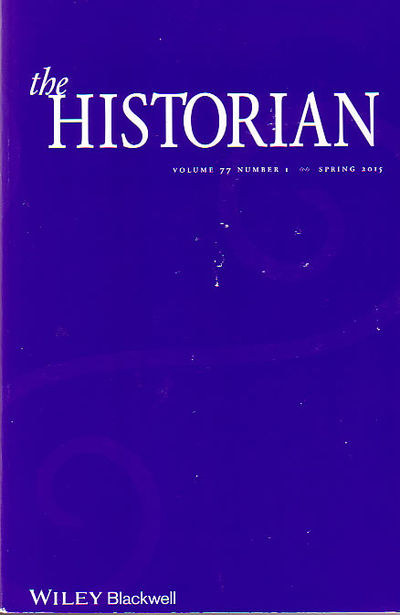 The Historian, Volume 77 Number 1 Spring 2015