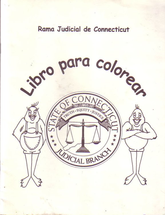 Rama Judicial de Connecticut - Libro para colorear