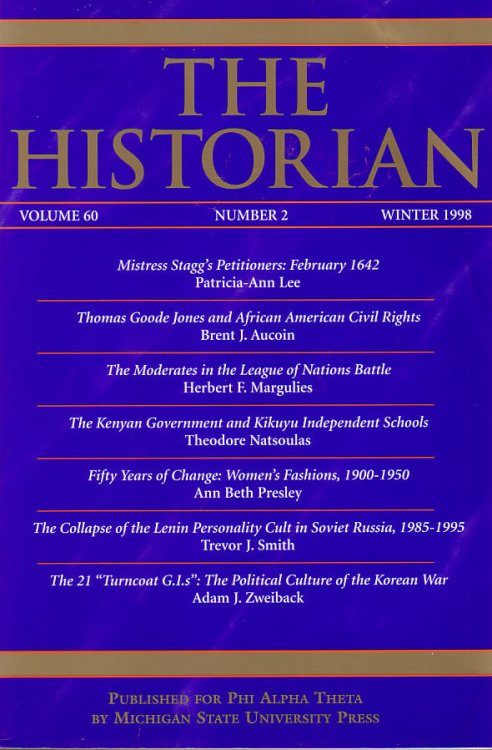 The Historian, Volume 60, Number 2, Winter 1998