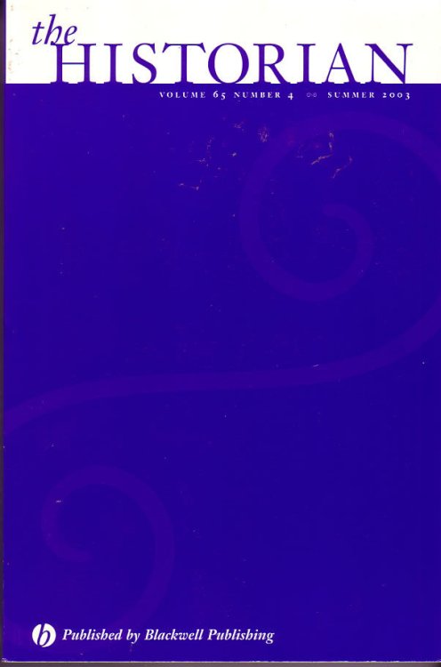The Historian, Volume 65, Number 4, Summer 2003