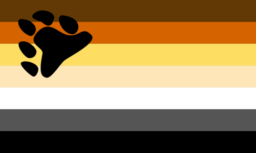 Large Bear Pride Flag