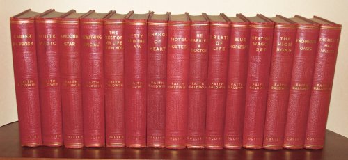 15 Volume Faith Baldwin in Uniform Mock Leather Binding [Arizona Star; the Rest of My Life with You; He Married a Doctor; Blue Horizon; Change of Heart; Breath of Life]