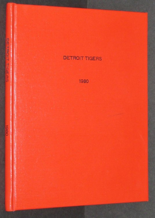 Detroit Tigers 1980 Scorebook Official Program