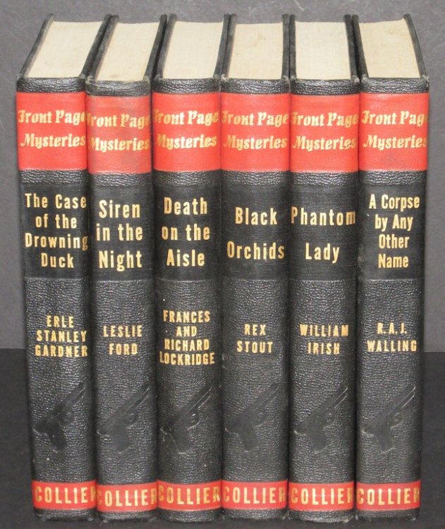 Front Page Mysteries-Set of 6-Black Orchids, Phantom Lady, A Corpse by Any Other Name, The Case of the Drowning Duck, Siren In the Night, Death on the Aisle