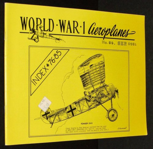 World War 1 Aeroplanes No. 86 Sept 1981