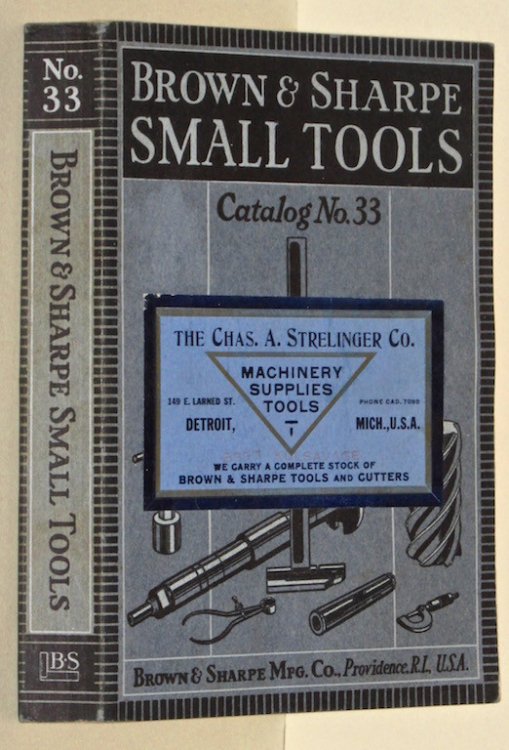 Brown & Sharpe Small Tools, Catalog No. 33