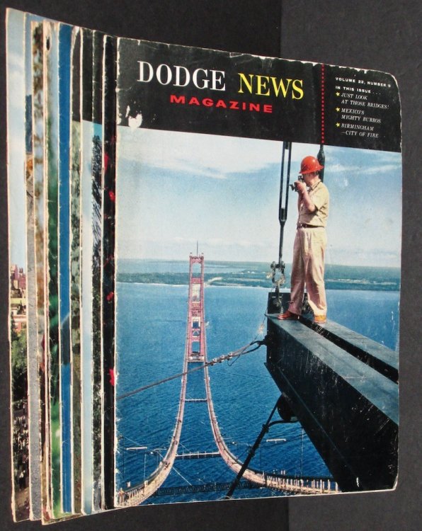 Dodge News Magazine, Lot of 11 issues91957 to 1959)