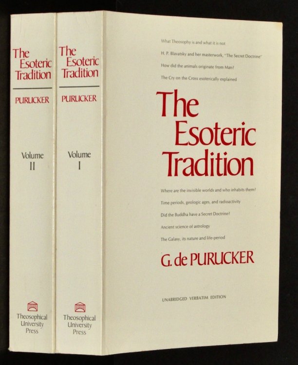 The Esoteric Tradition (2-volume set)