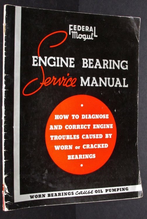 Engine Bearing Service Manual How to Diagnose and Correct Engine Troubles Caused By Worn or Cracked Bearings